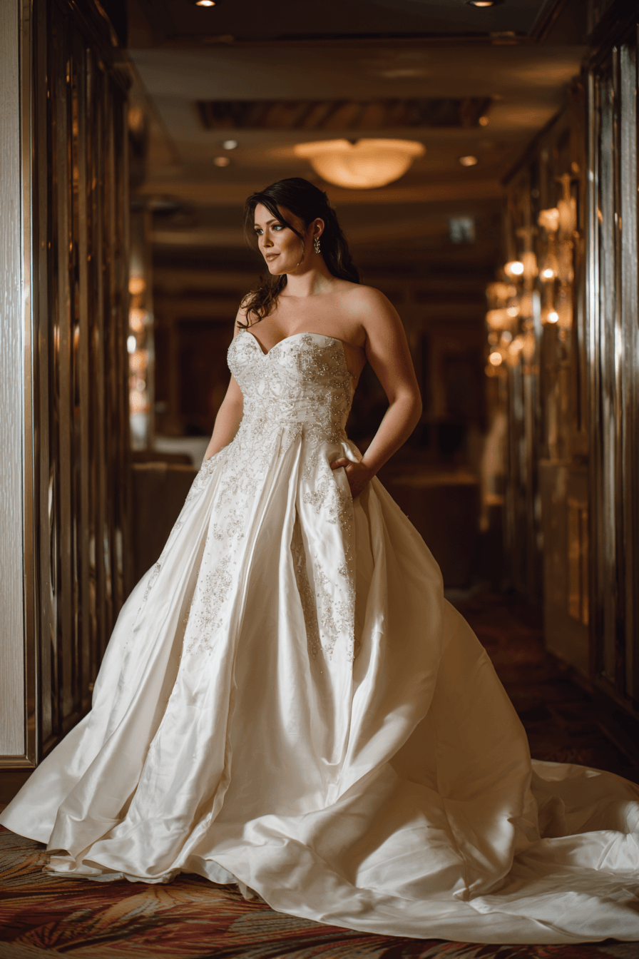 27 Plus Size Wedding Dresses with Stunning Lace and Elegant Details