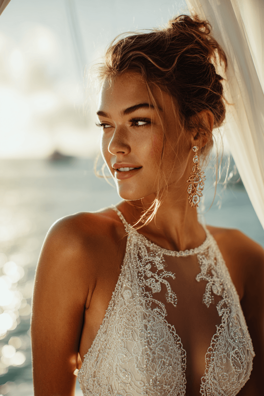 27 Timeless Beach Wedding Dresses for an Elegant Seaside Look