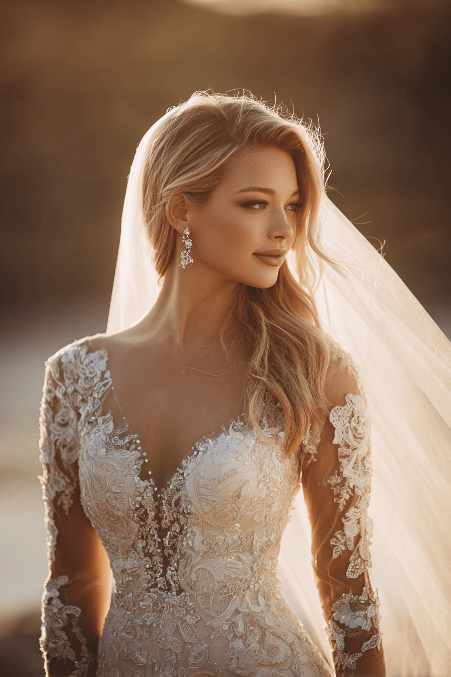 27 Stunning Mermaid Wedding Dress with Sleeves Styles Every Bride Will Love