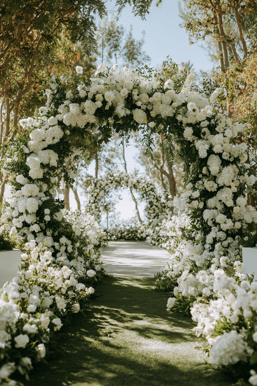 27 Circle Wedding Arch Ideas That Make Wedding Photos Stunning