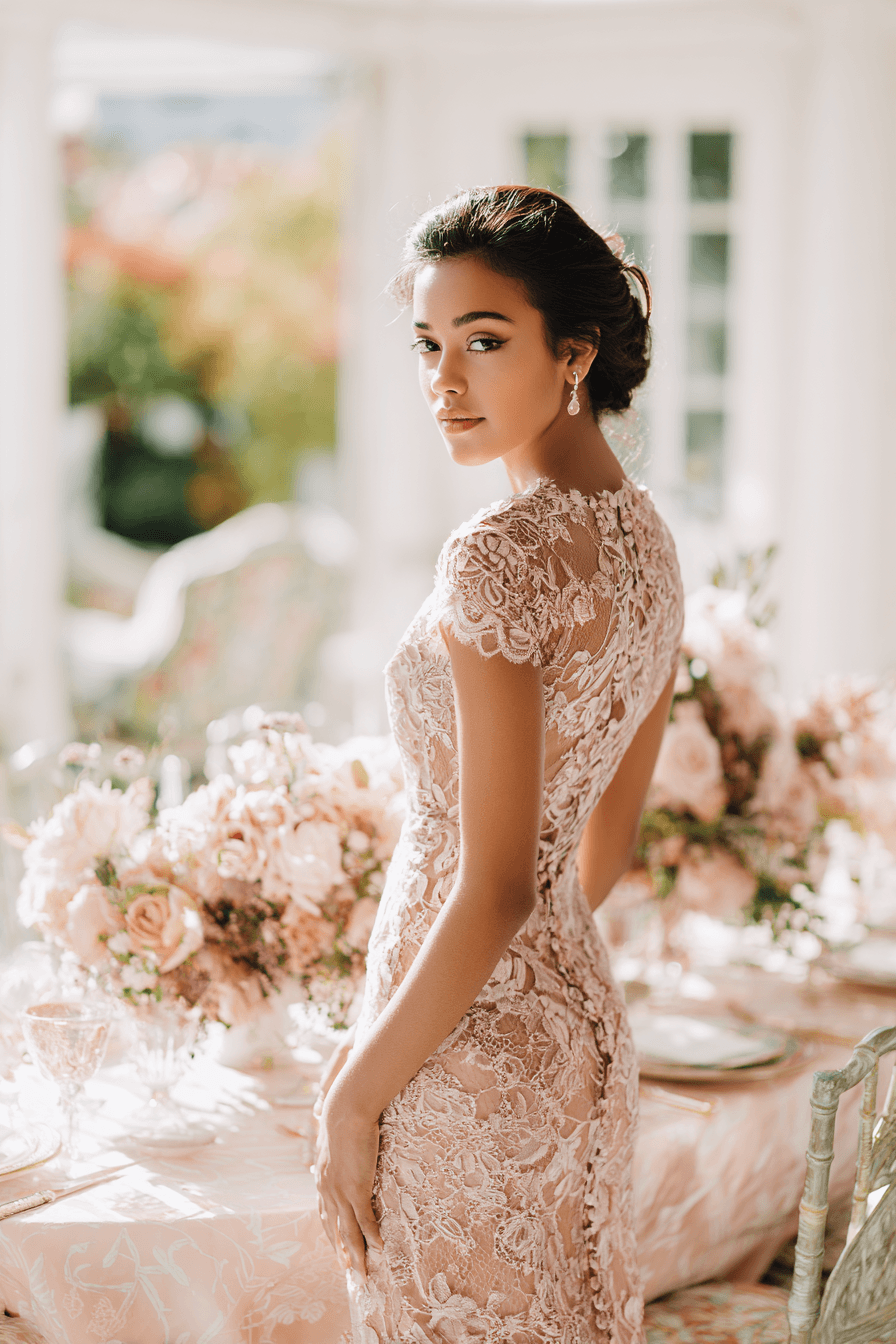 27 Elegant Lace Gown Styles That Never Go Out of Fashion