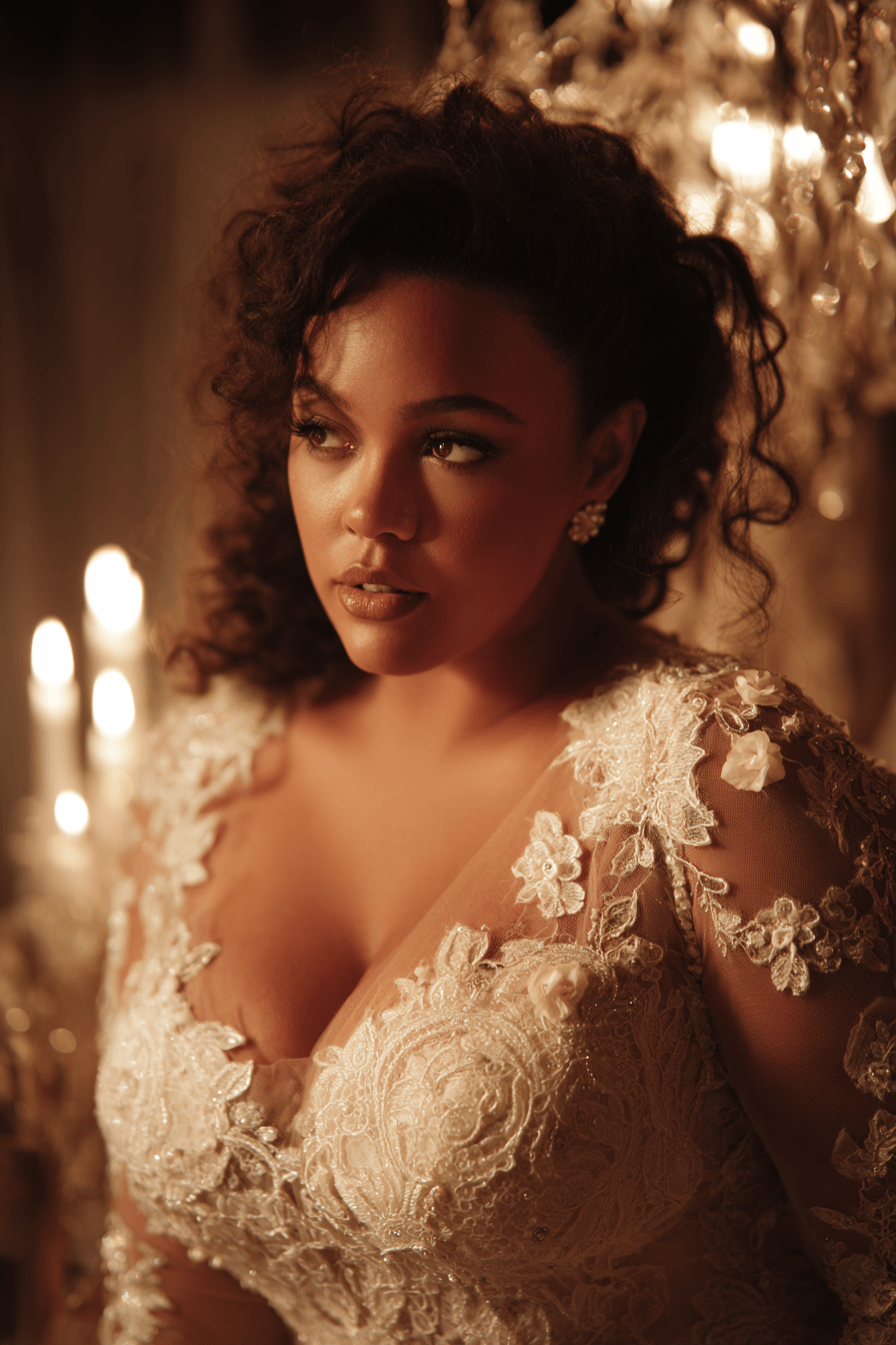 27 Plus Size Wedding Dresses with Stunning Lace and Elegant Details