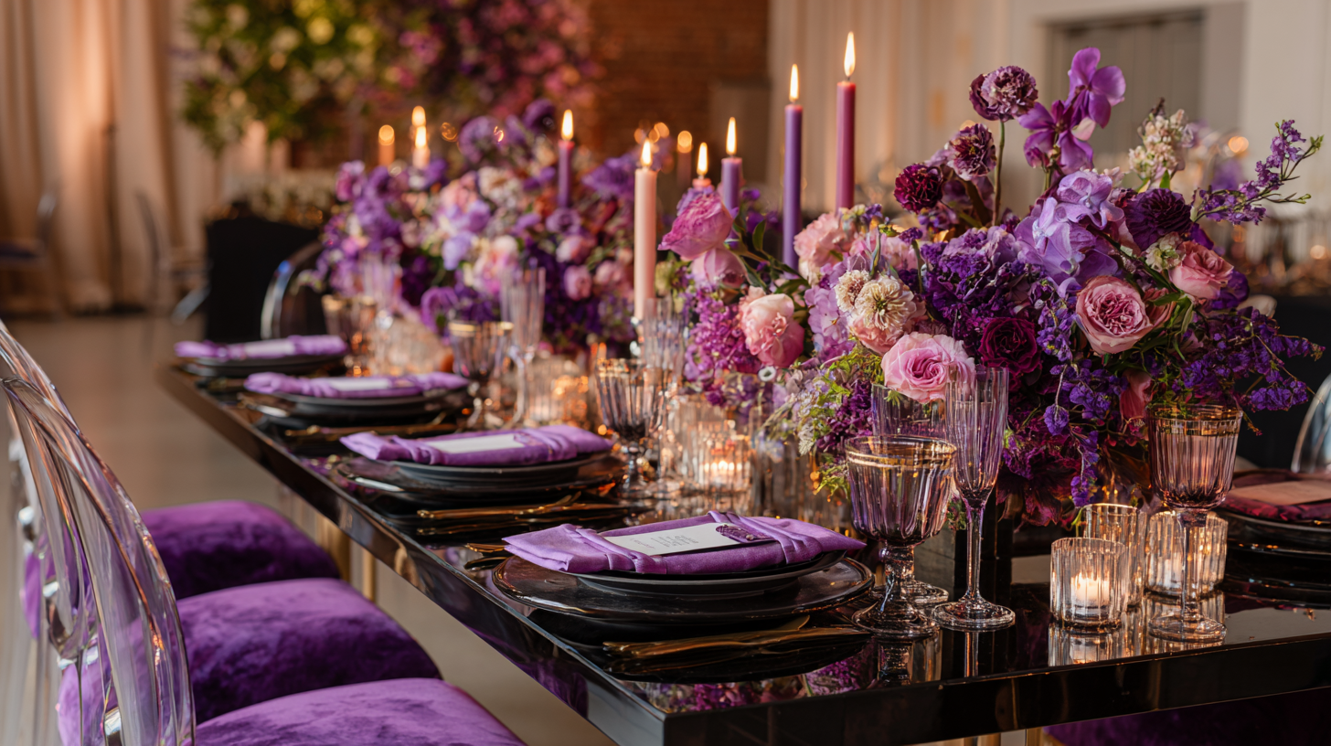 27 Elegant Purple Wedding Decorations Couples Love
