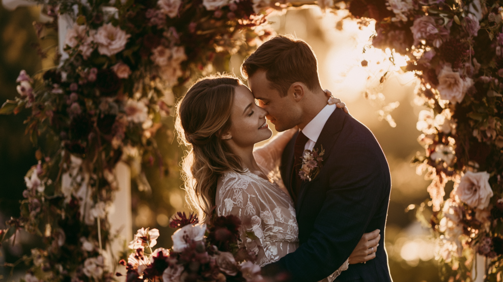 27 Beautiful Burgundy and Blush Wedding Color Combinations