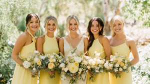 27 Stunning Butter Yellow Bridesmaid Dresses for a Chic Wedding Party