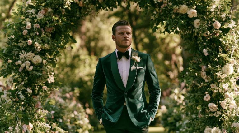 27 Green Tuxedo Wedding Ideas for a Stylish and Modern Celebration