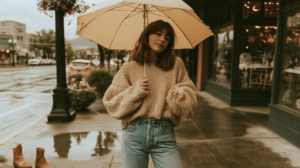 27 Chic Rainy Day Outfits You'll Want to Wear All Season