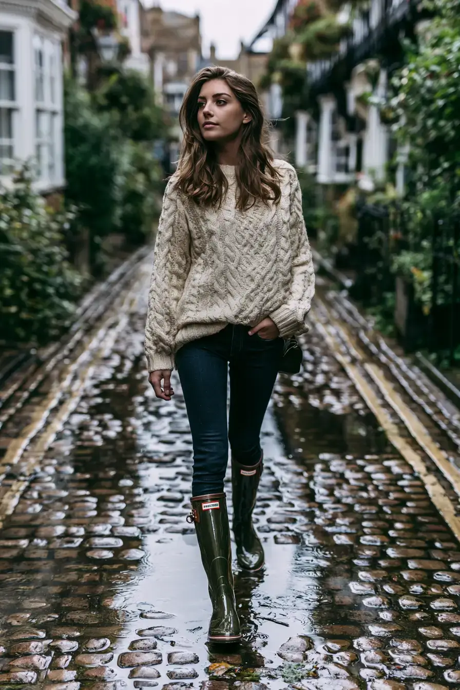 27 Chic Rainy Day Outfits You'll Want to Wear All Season