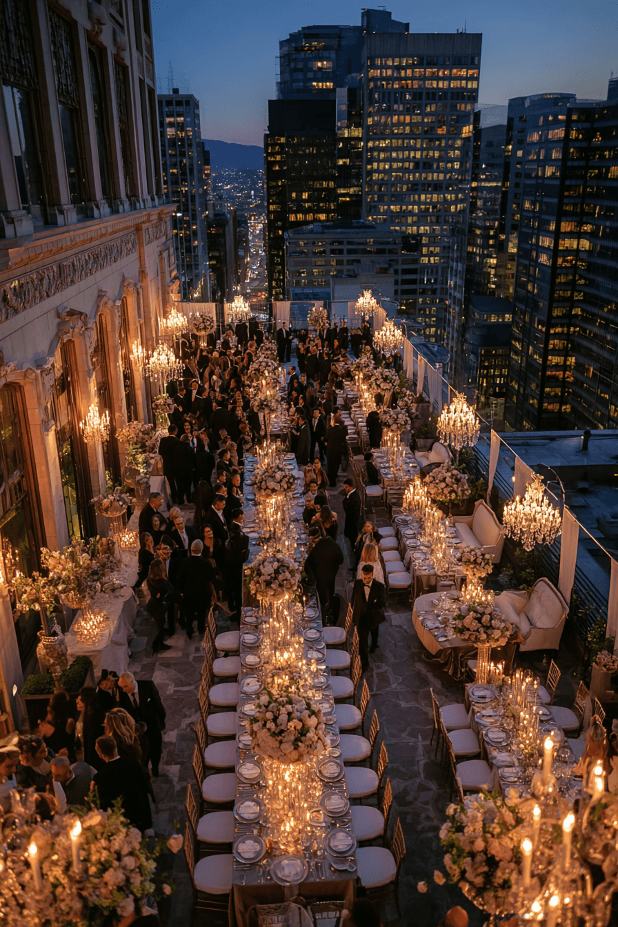 27 Breathtaking Rooftop Wedding Reception Ideas You'll Love