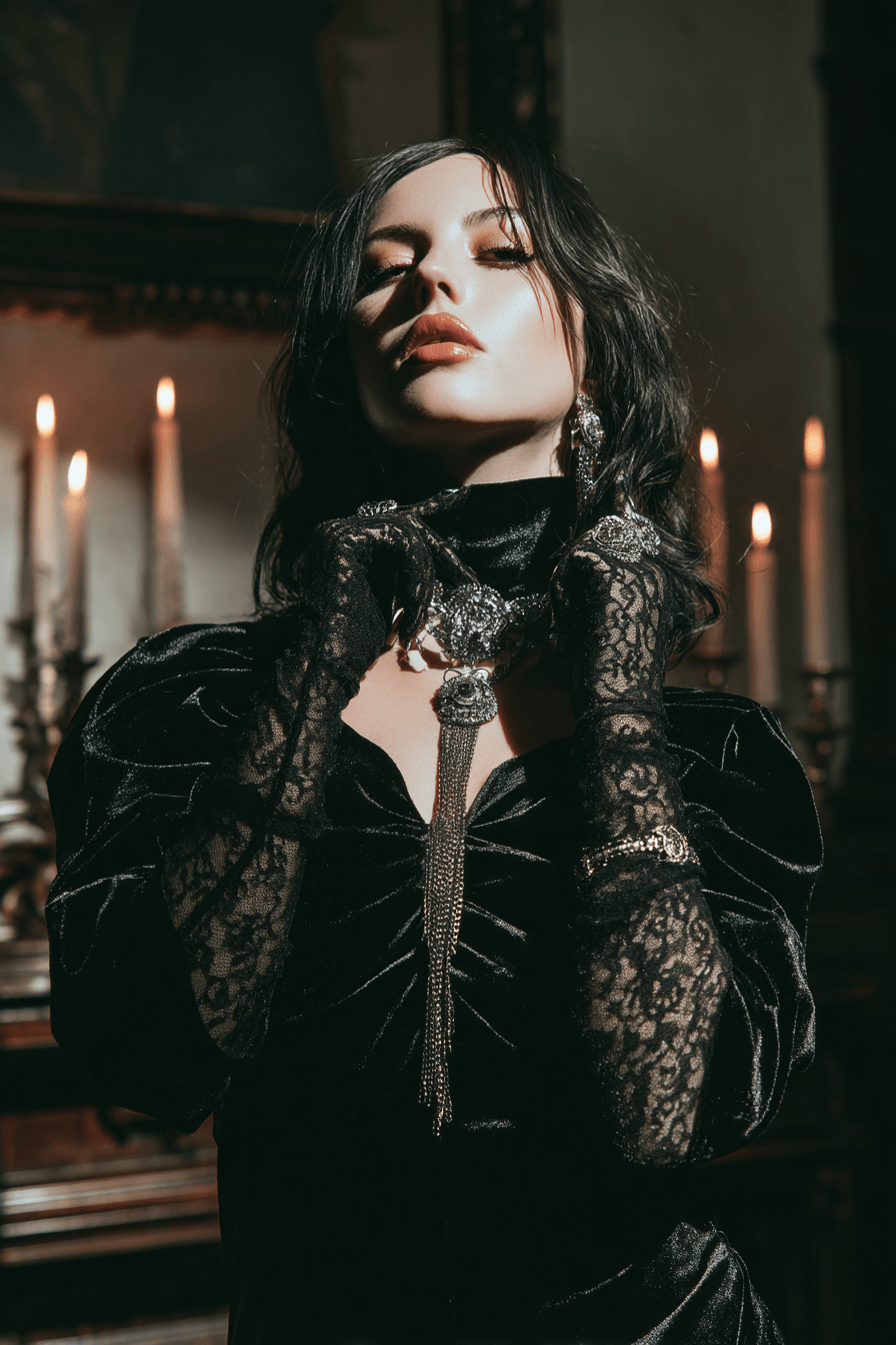 27 Vamp Outfit Inspirations for an Effortlessly Dark Aesthetic