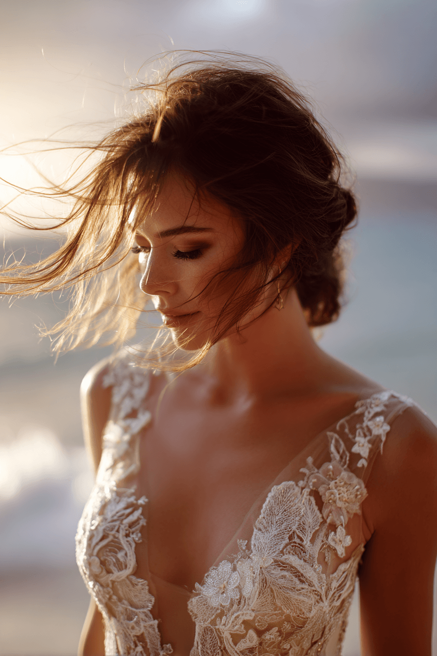 27 Effortless Beach Wedding Hairstyles for a Natural Bridal Glow