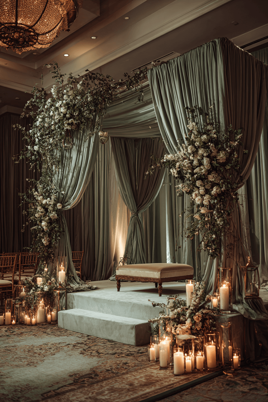 27 Beautiful Sage Green Wedding Backdrop Ideas for Every Theme
