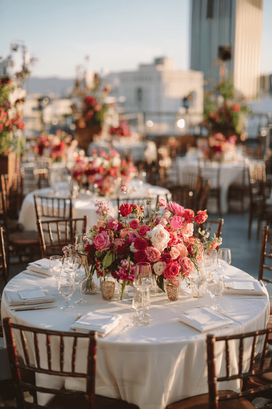 27 Breathtaking Rooftop Wedding Reception Ideas You'll Love