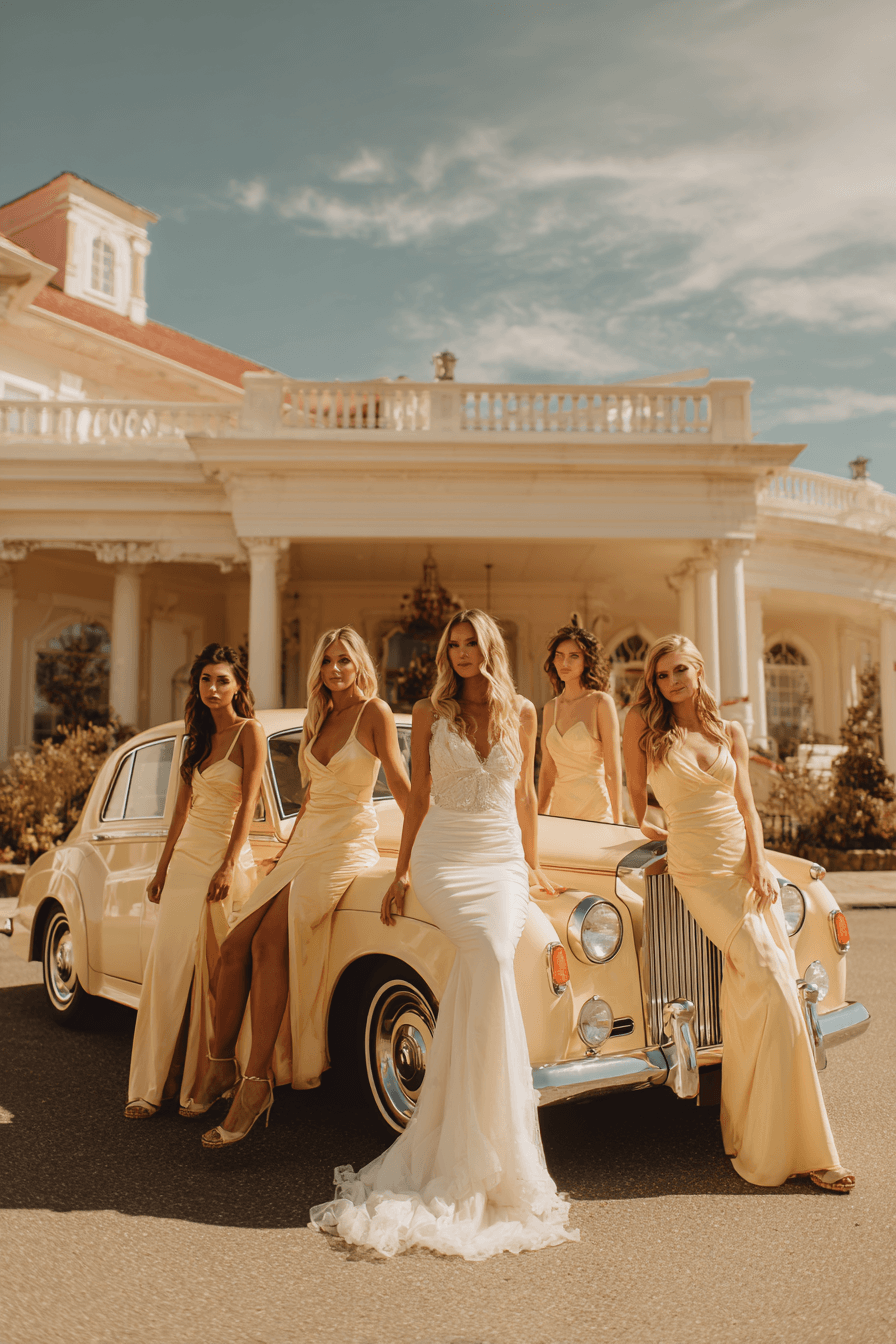 27 Stunning Butter Yellow Bridesmaid Dresses for a Chic Wedding Party