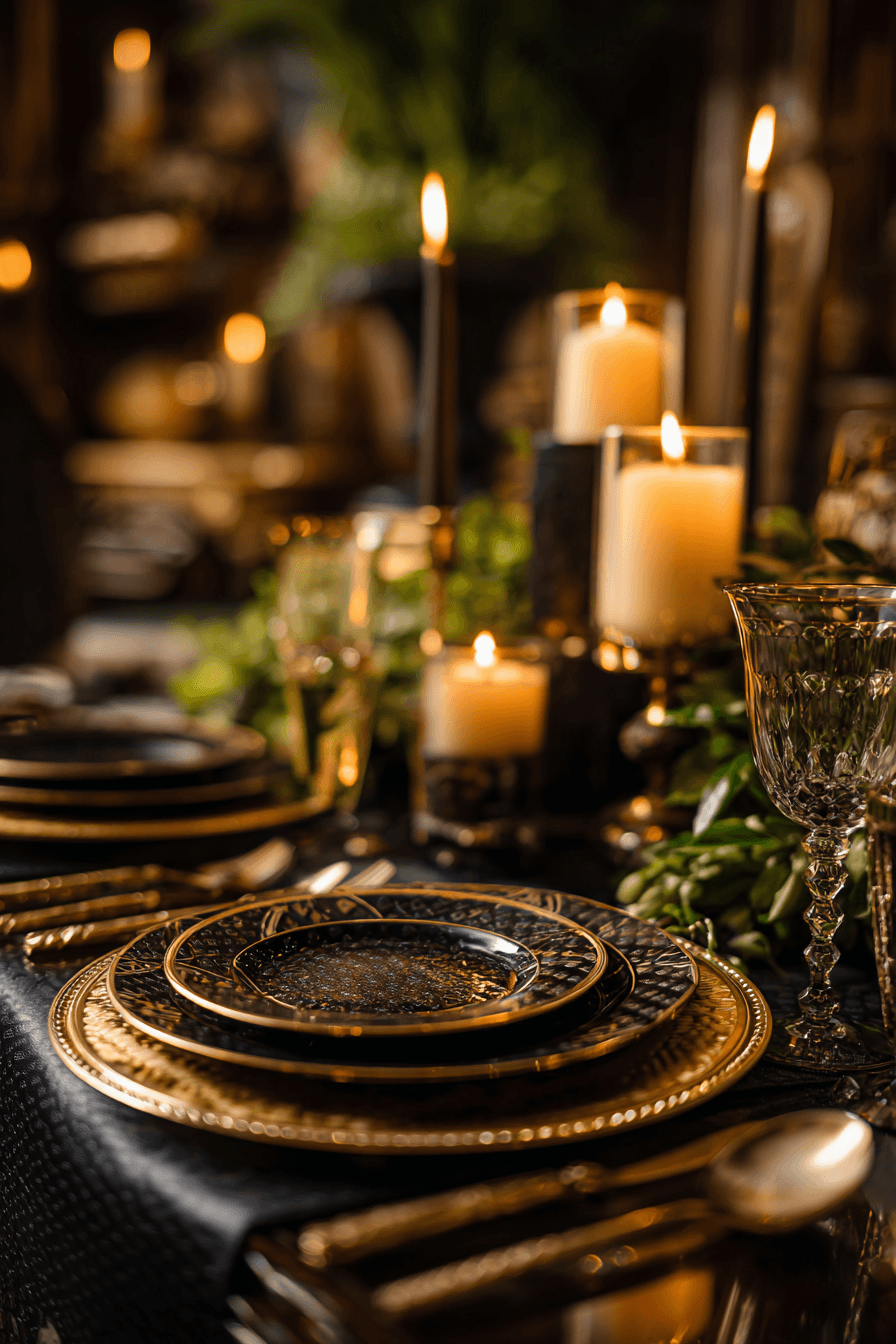 27 Fabulous Black and Gold Dinner Party Ideas for a Glamorous Celebration