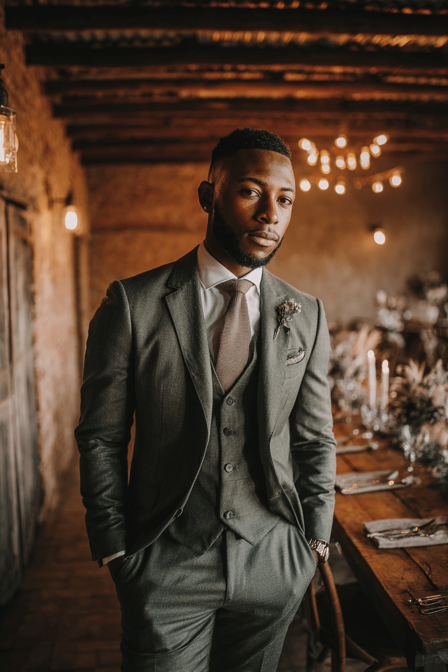 27 Green Groom Attire Combinations for a Sophisticated Wedding