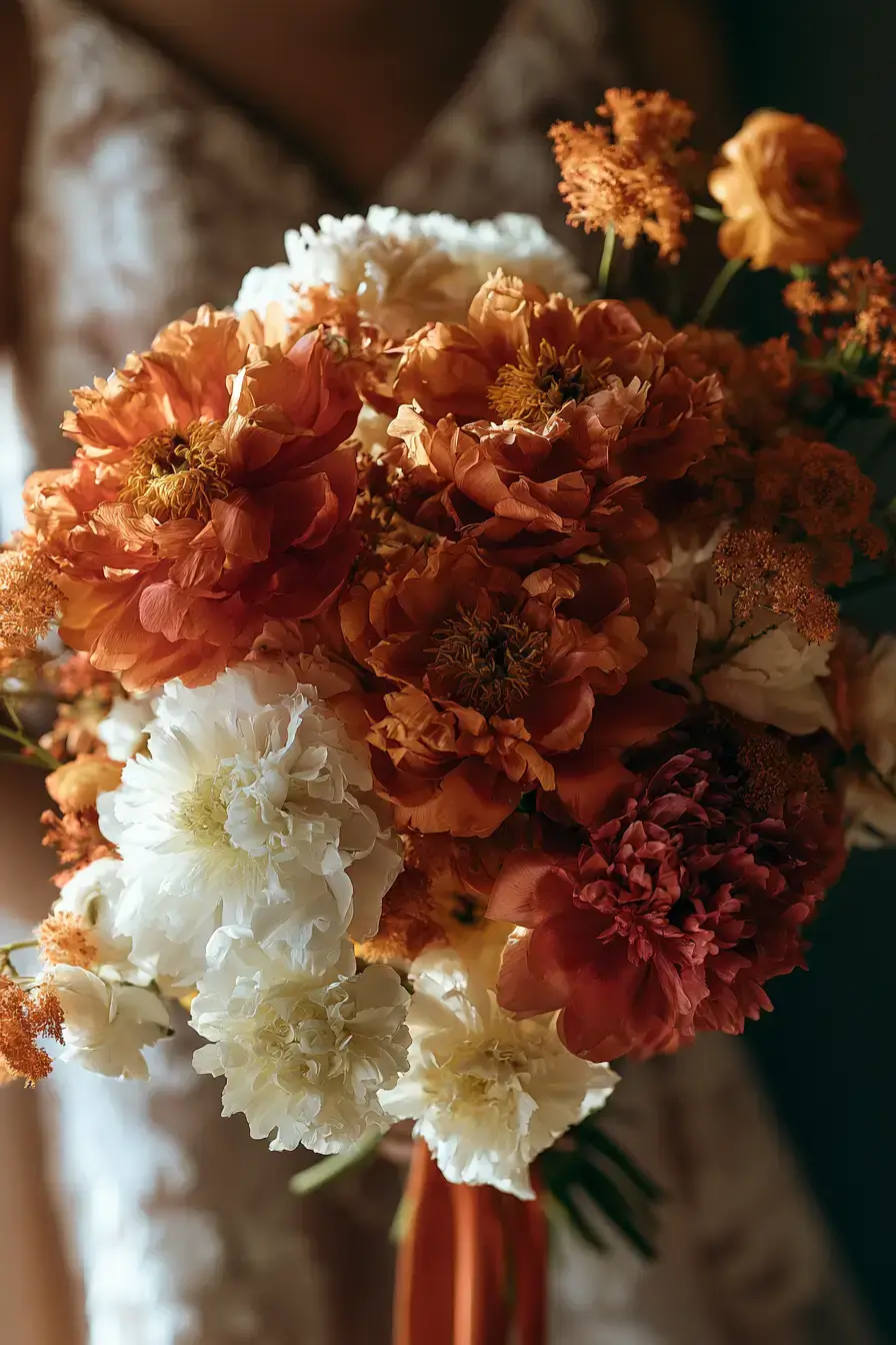27 Elegant Burnt Orange Wedding Flower Ideas for a Timeless Look