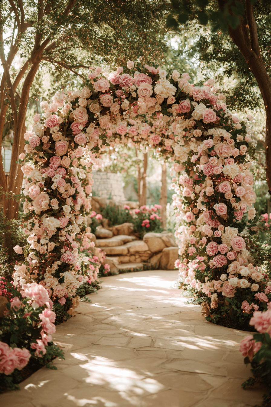 27 Floral Arch Wedding Ideas to Create the Ultimate Ceremony Backdrop