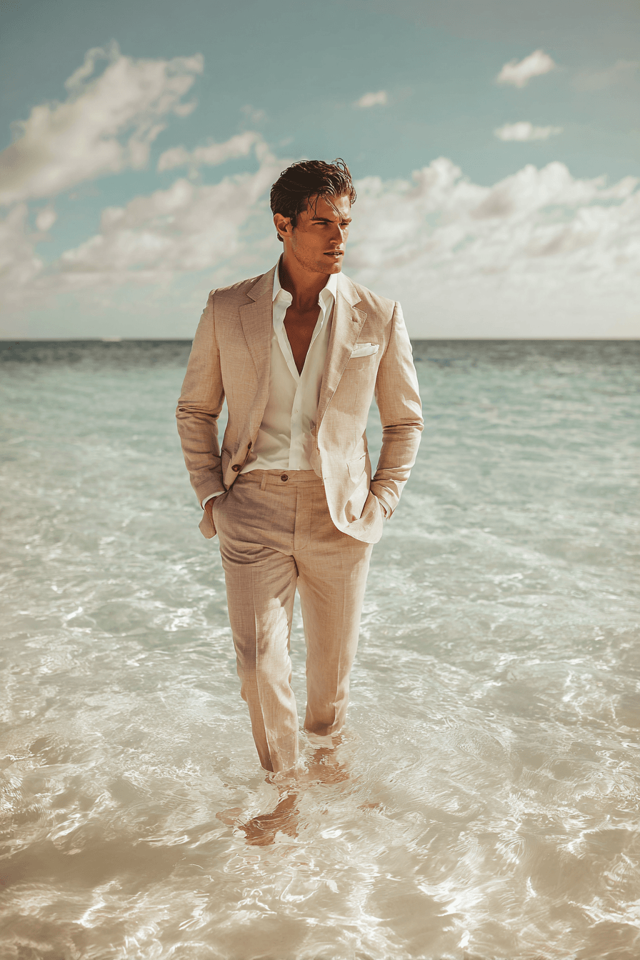 27 Beach Wedding Outfit Ideas for Men That Look Effortlessly Stylish