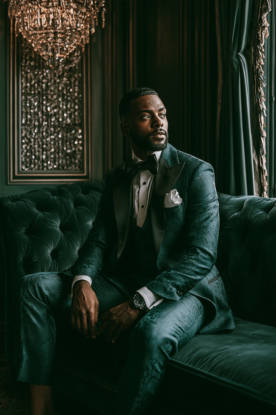 27 Green Tuxedo Wedding Ideas for a Stylish and Modern Celebration