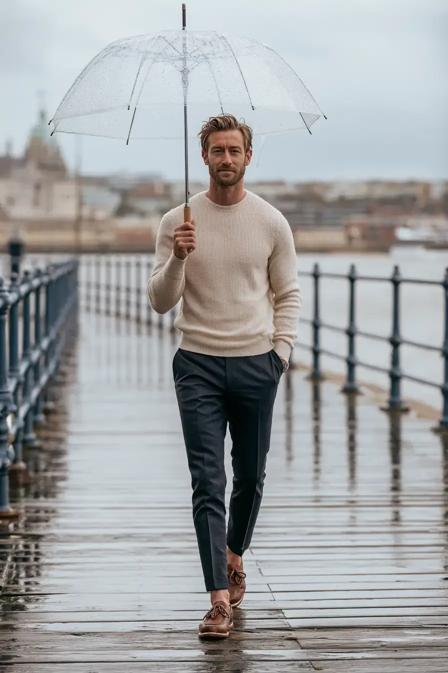 27 Chic Rainy Day Outfits You'll Want to Wear All Season