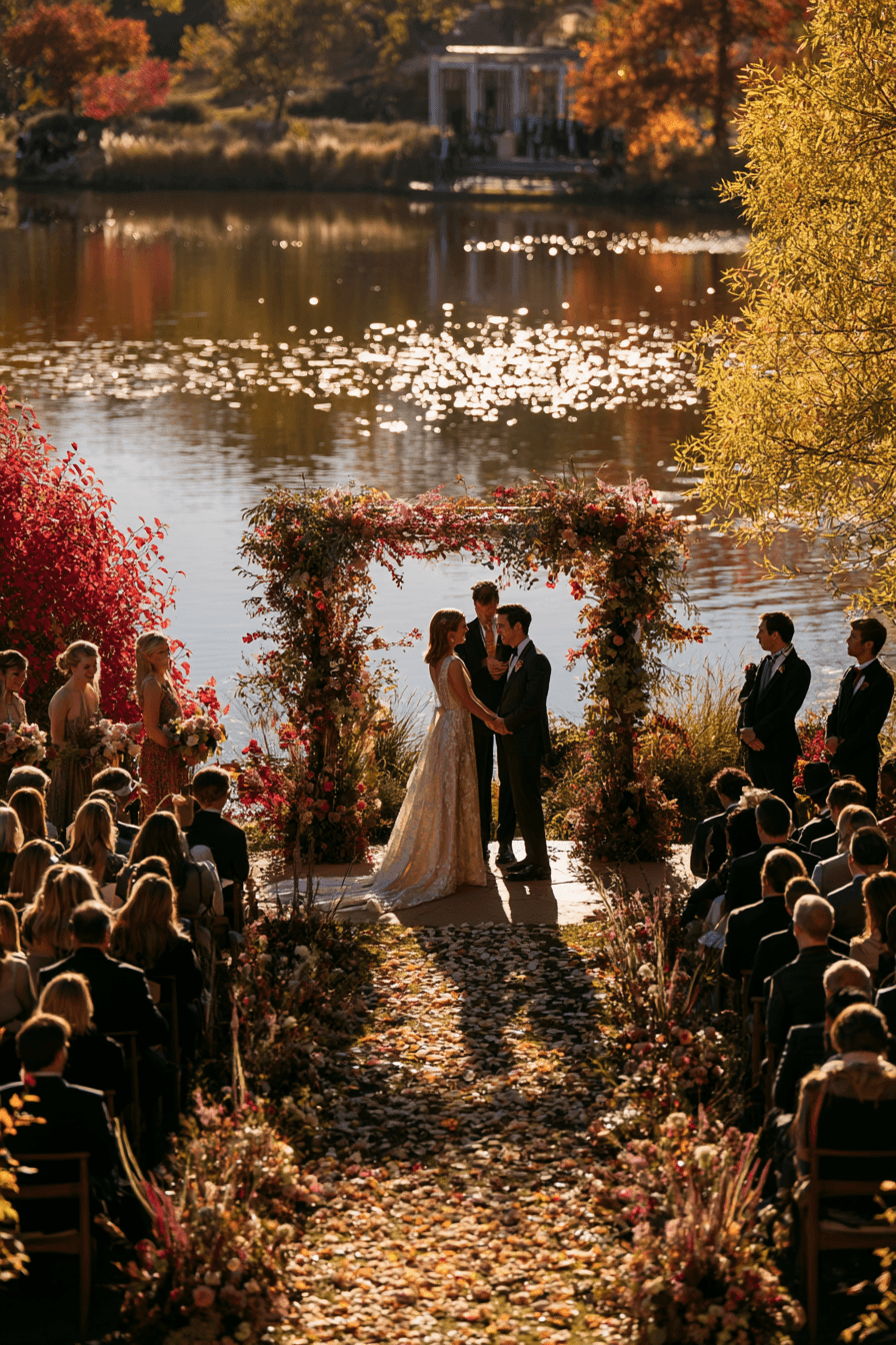 27 Cozy Fall Outdoor Wedding Ideas for a Romantic Autumn Ceremony