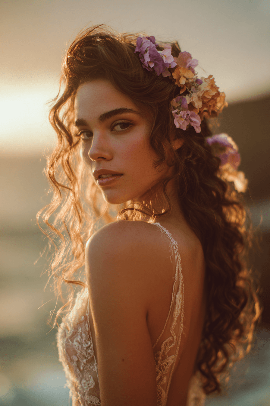 27 Effortless Beach Wedding Hairstyles for a Natural Bridal Glow