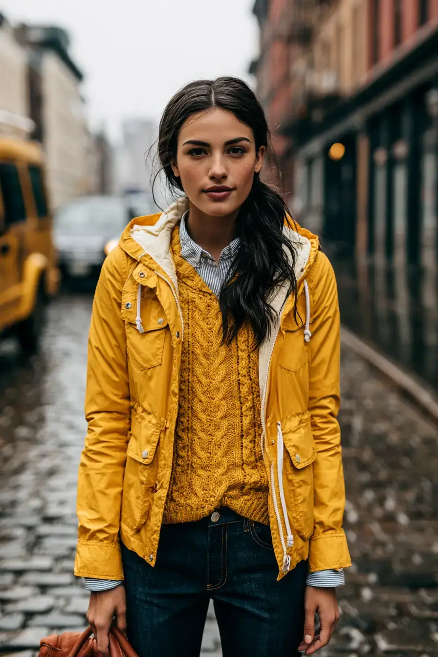 27 Chic Rainy Day Outfits You'll Want to Wear All Season