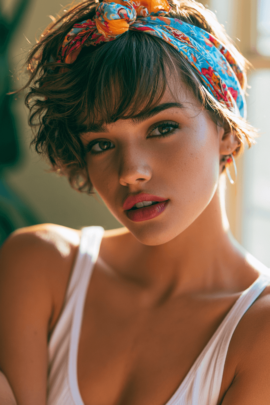 27 Stylish Bandana Hairstyles for Short Hair to Elevate Your Look