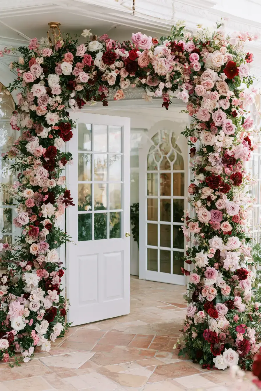 27 Beautiful Burgundy and Blush Wedding Color Combinations
