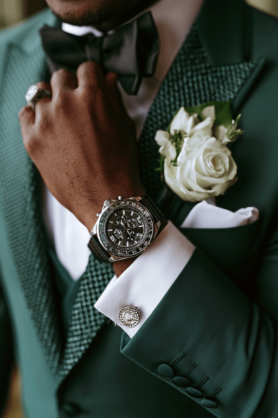 27 Green Tuxedo Wedding Ideas for a Stylish and Modern Celebration