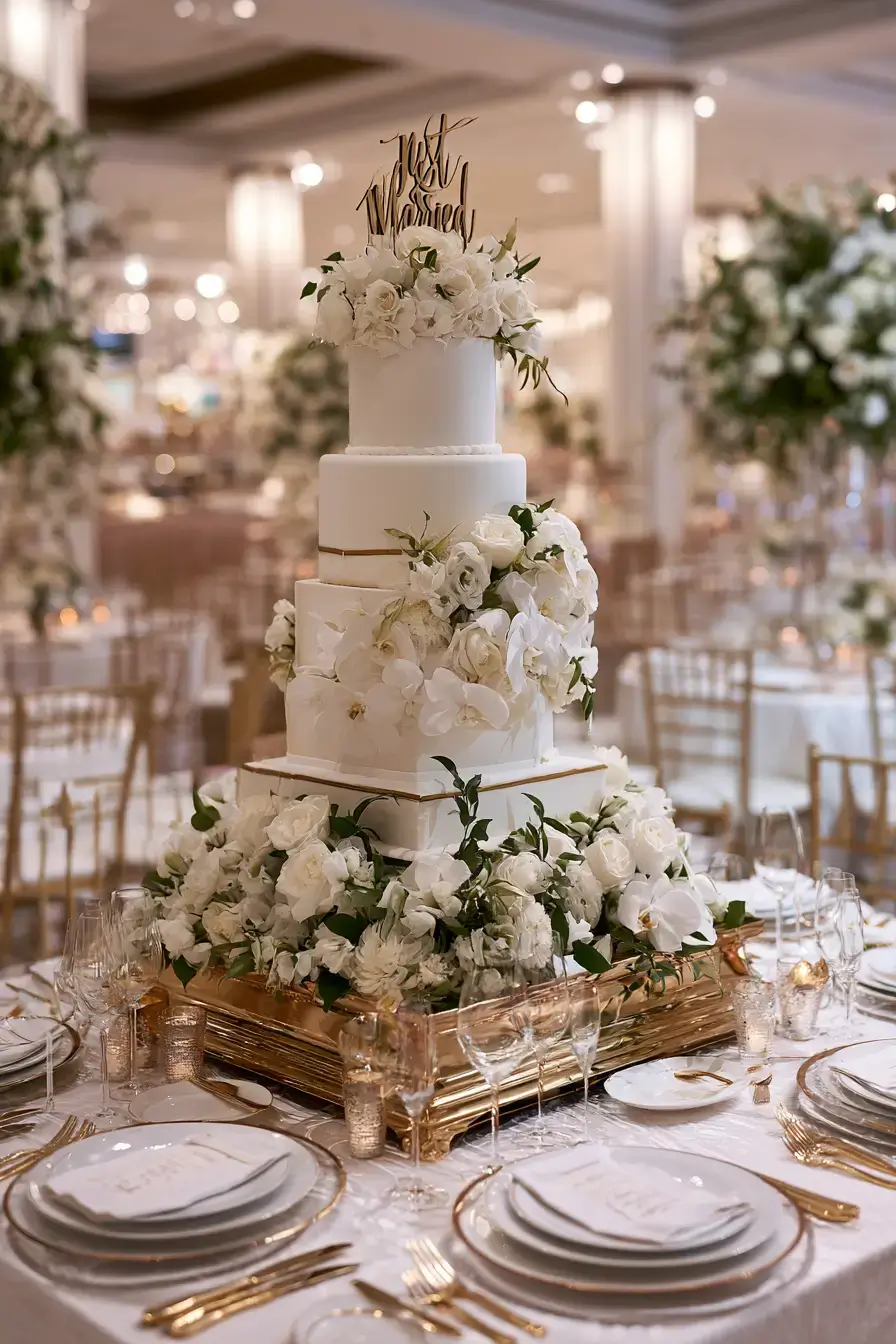 27 Elegant Just Married Cake Ideas for a Picture Perfect Reception