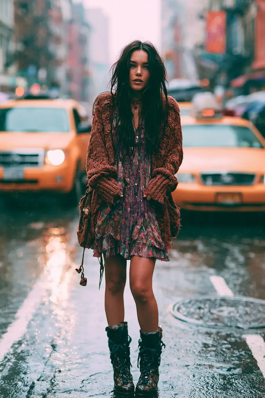 27 Chic Rainy Day Outfits You'll Want to Wear All Season