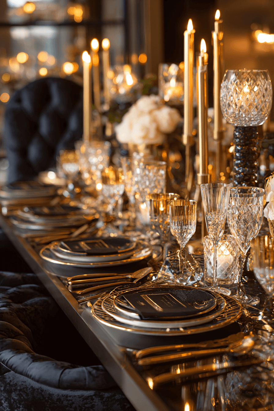 27 Fabulous Black and Gold Dinner Party Ideas for a Glamorous Celebration