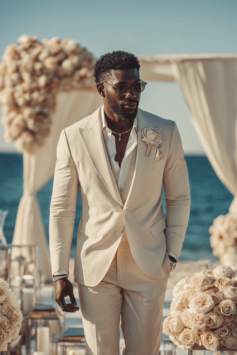 27 Beach Wedding Outfit Ideas for Men That Look Effortlessly Stylish