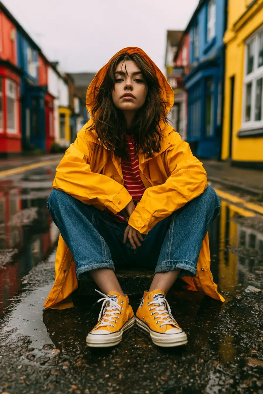 27 Chic Rainy Day Outfits You'll Want to Wear All Season
