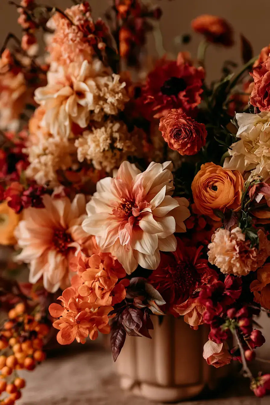 27 Elegant Burnt Orange Wedding Flower Ideas for a Timeless Look