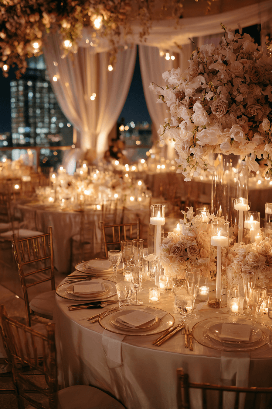 27 Breathtaking Rooftop Wedding Reception Ideas You'll Love