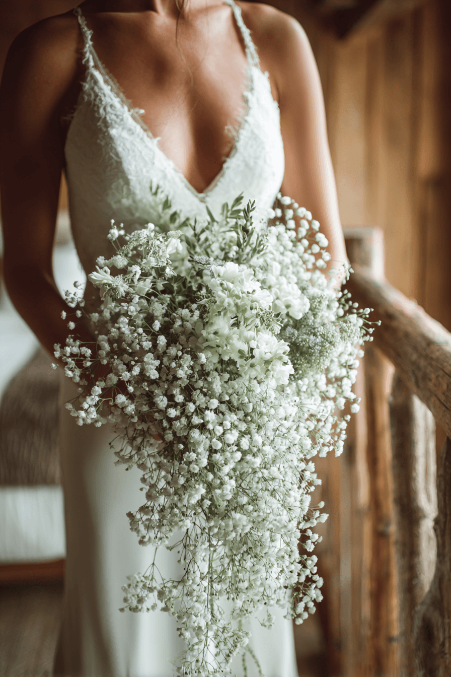 27 Beautiful Cascading Wedding Bouquets for Your Dream Wedding