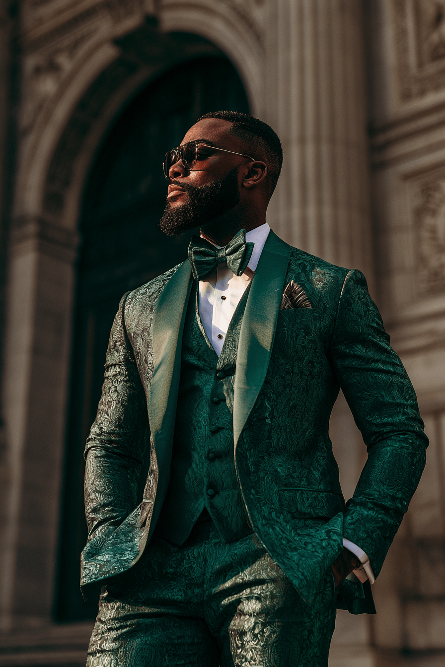 27 Green Tuxedo Wedding Ideas for a Stylish and Modern Celebration