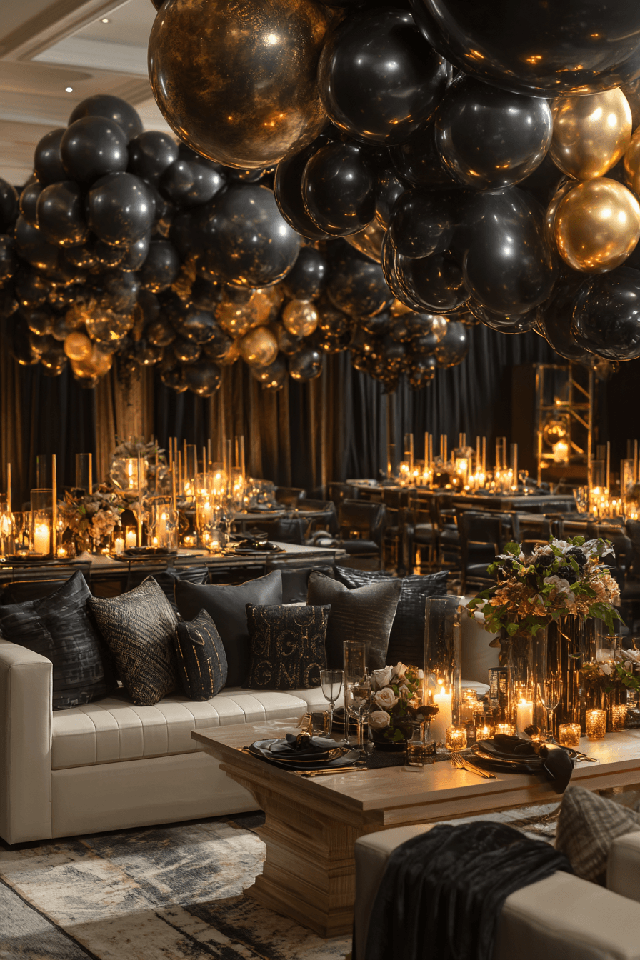 27 Fabulous Black and Gold Dinner Party Ideas for a Glamorous Celebration