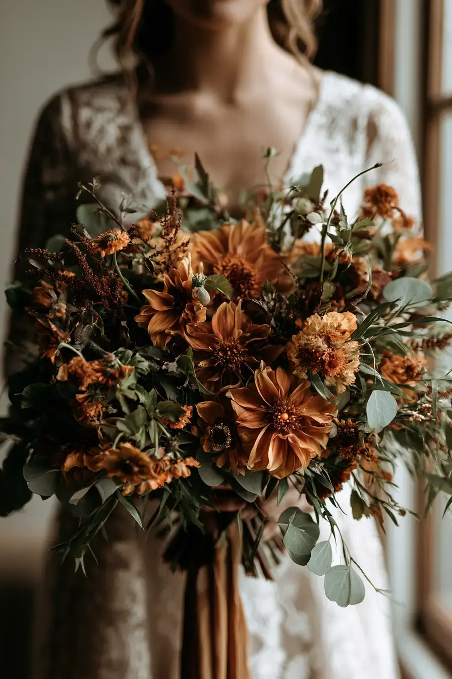 27 Elegant Burnt Orange Wedding Flower Ideas for a Timeless Look