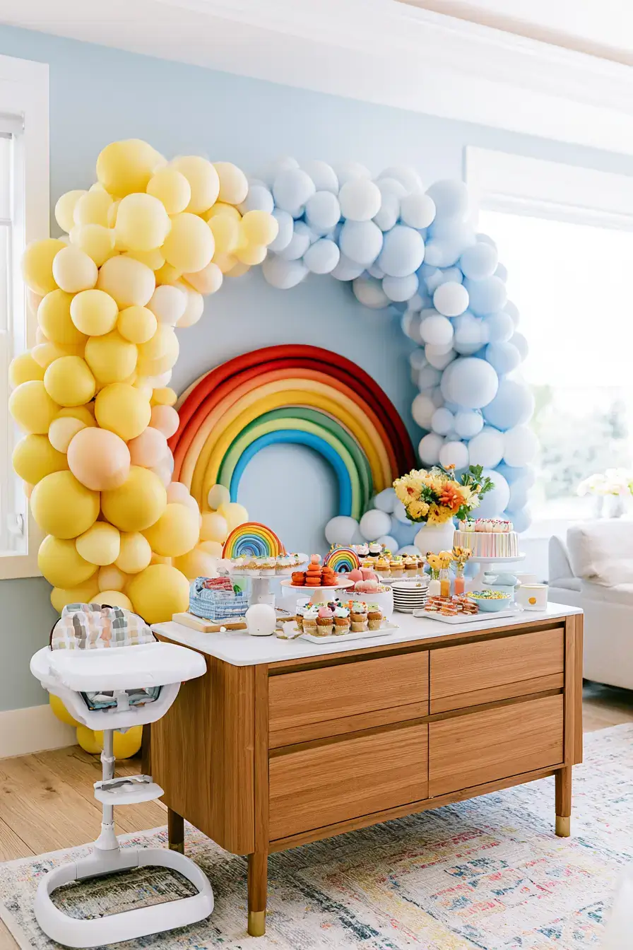 27 Beautiful Rainbow Baby Shower Ideas for a Joyful Celebration