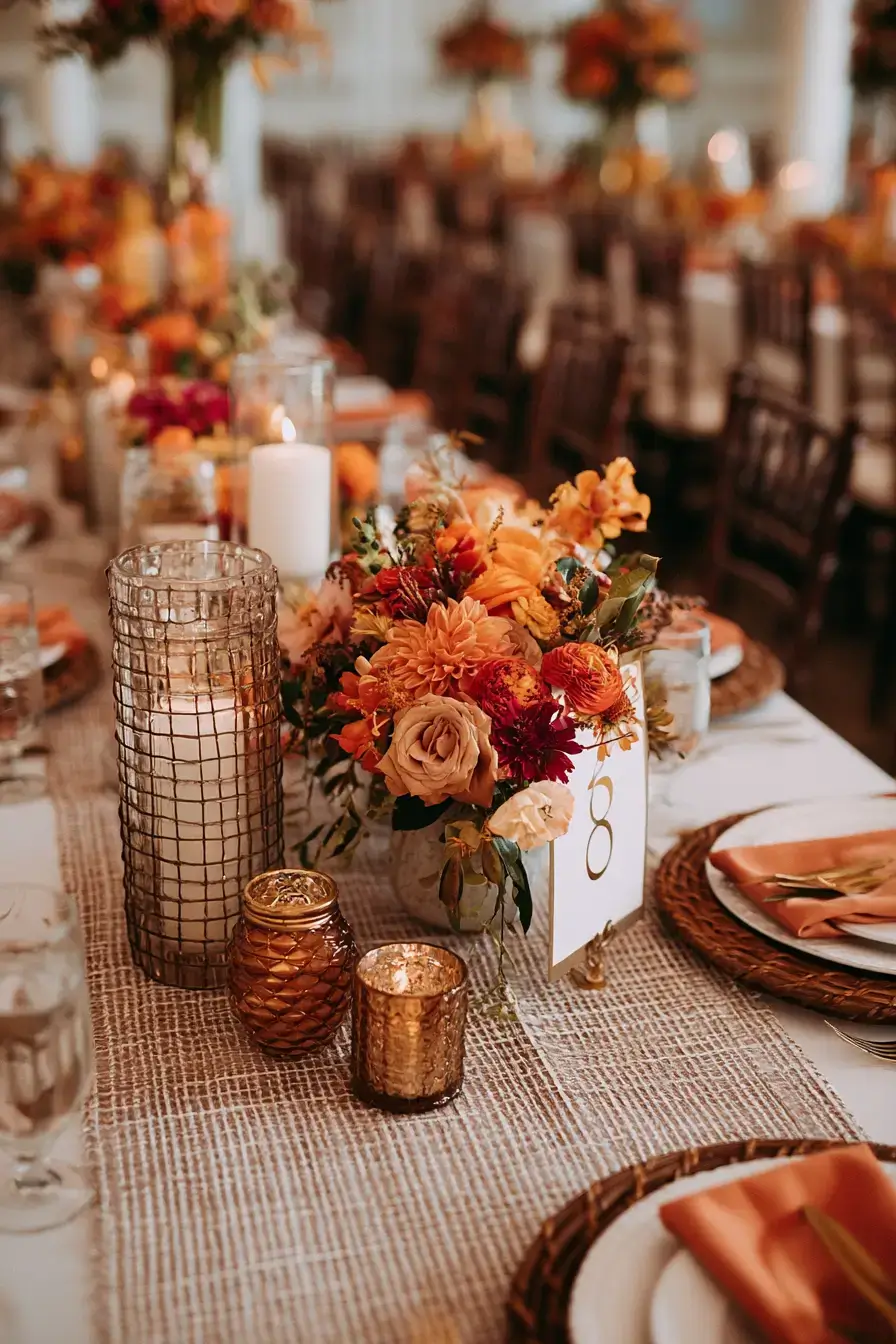27 Elegant Burnt Orange Wedding Flower Ideas for a Timeless Look