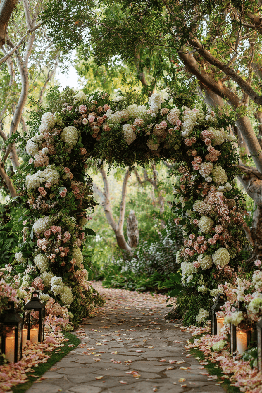 27 Floral Arch Wedding Ideas to Create the Ultimate Ceremony Backdrop