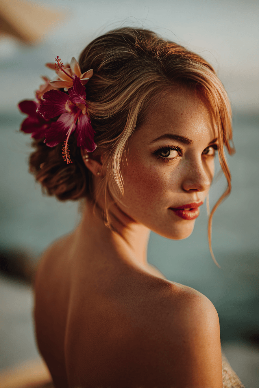 27 Effortless Beach Wedding Hairstyles for a Natural Bridal Glow