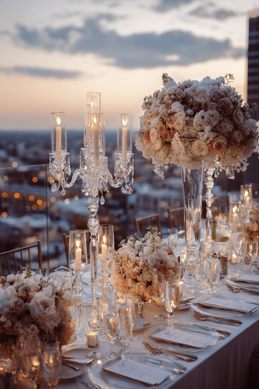 27 Breathtaking Rooftop Wedding Reception Ideas You'll Love
