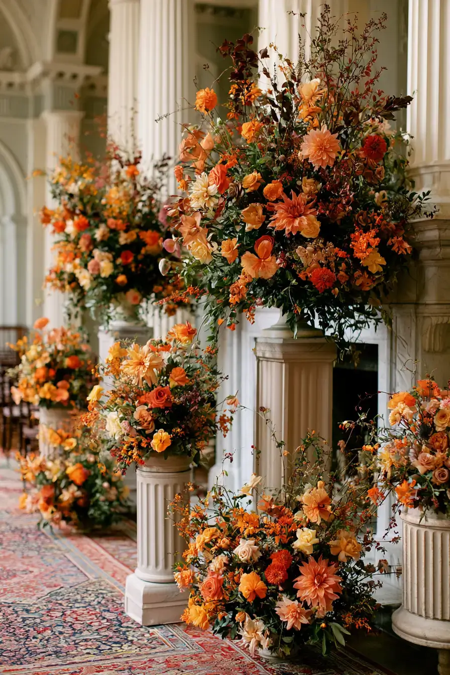 27 Elegant Burnt Orange Wedding Flower Ideas for a Timeless Look