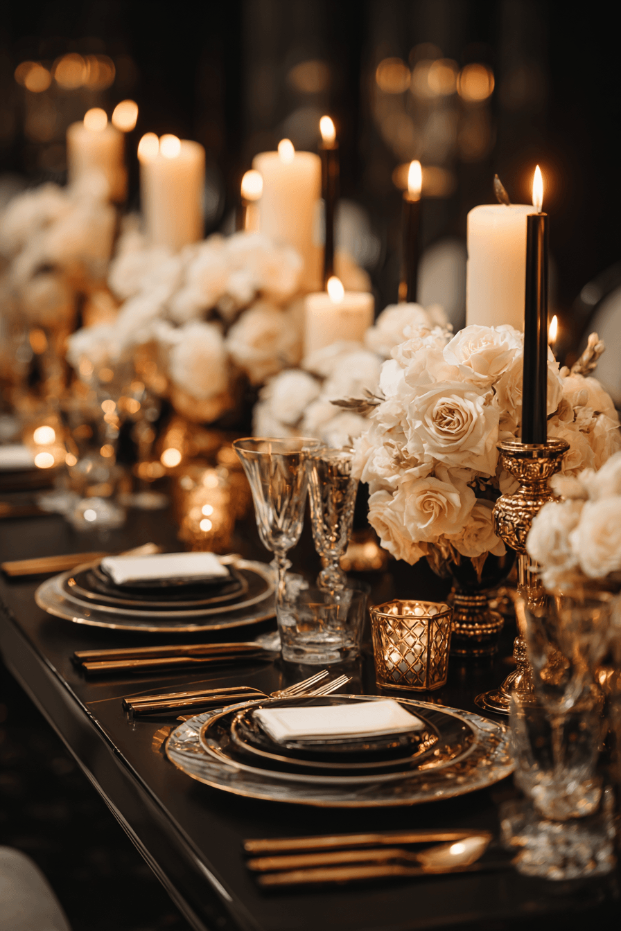 27 Fabulous Black and Gold Dinner Party Ideas for a Glamorous Celebration
