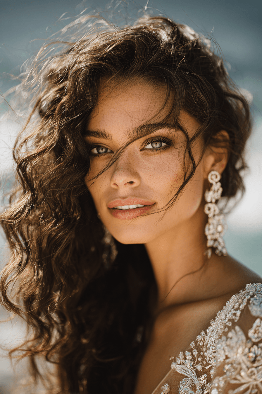 27 Effortless Beach Wedding Hairstyles for a Natural Bridal Glow